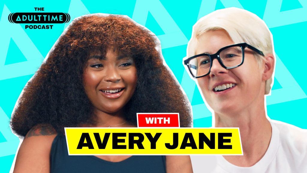 Avery Jane on the Adult Time Podcast graphic